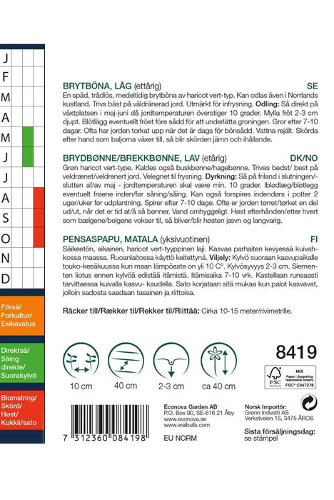 Brydbønne, lav 'Provider' storpak
